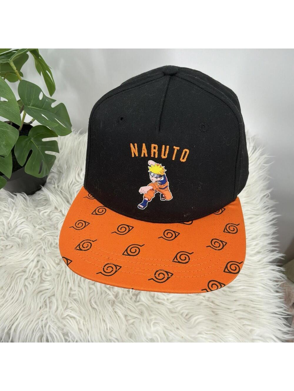 Naruto Black Men’s SnapBack Cap Youth Os